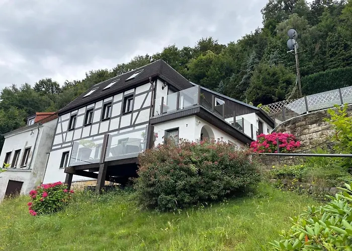 Elbblick Grosse Loftwohnung * Konigstein an der Elbe